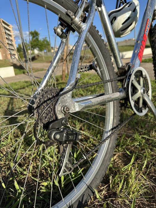 Bicicleta de Passeio Urbana Btt 26" 21v Prata Shimano