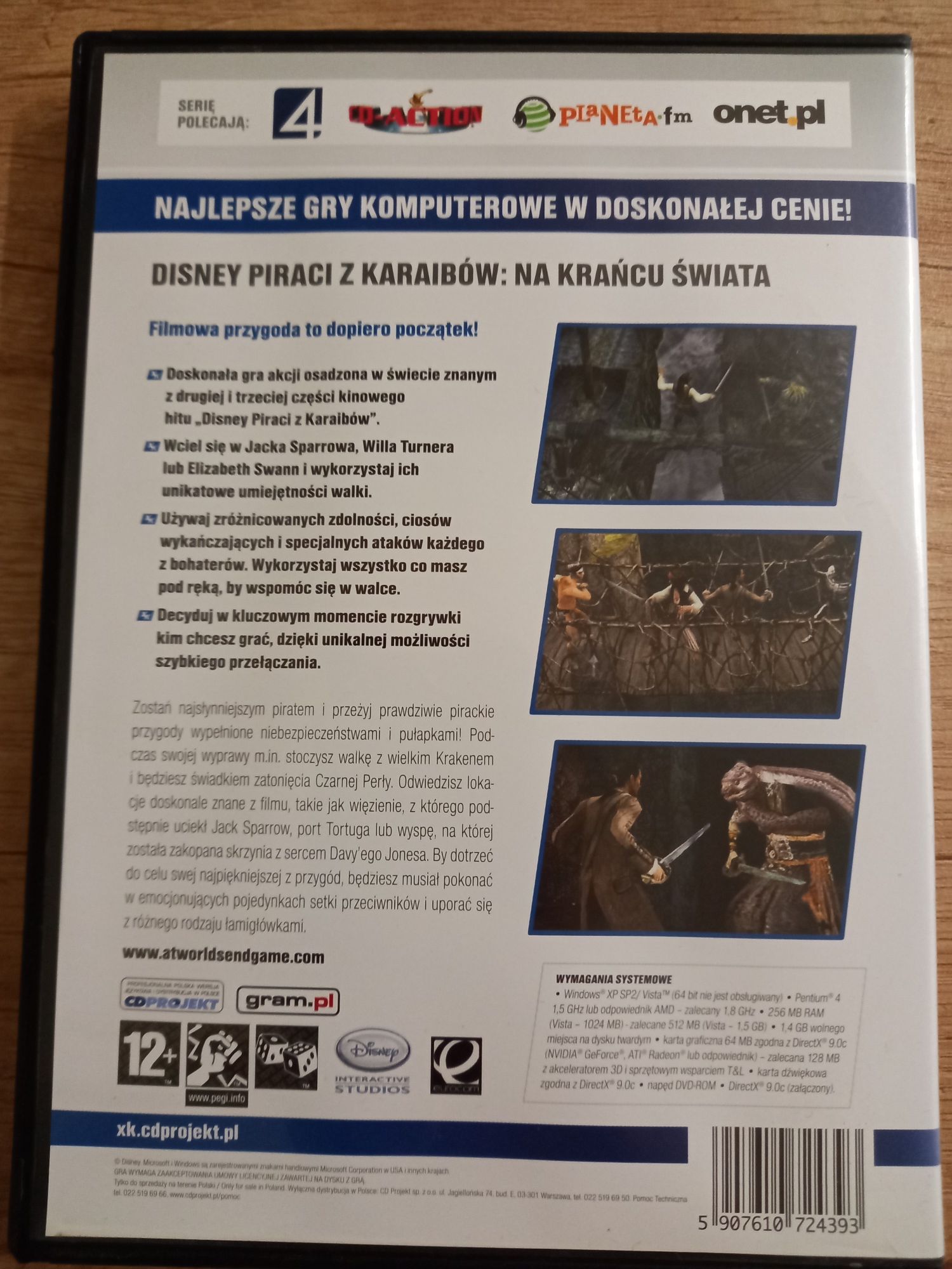 Piraci z Karaibów: Na krańcu świata Gra PC 2xDVD PL
