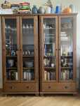 Witryna biblioteczka Markor drewniana