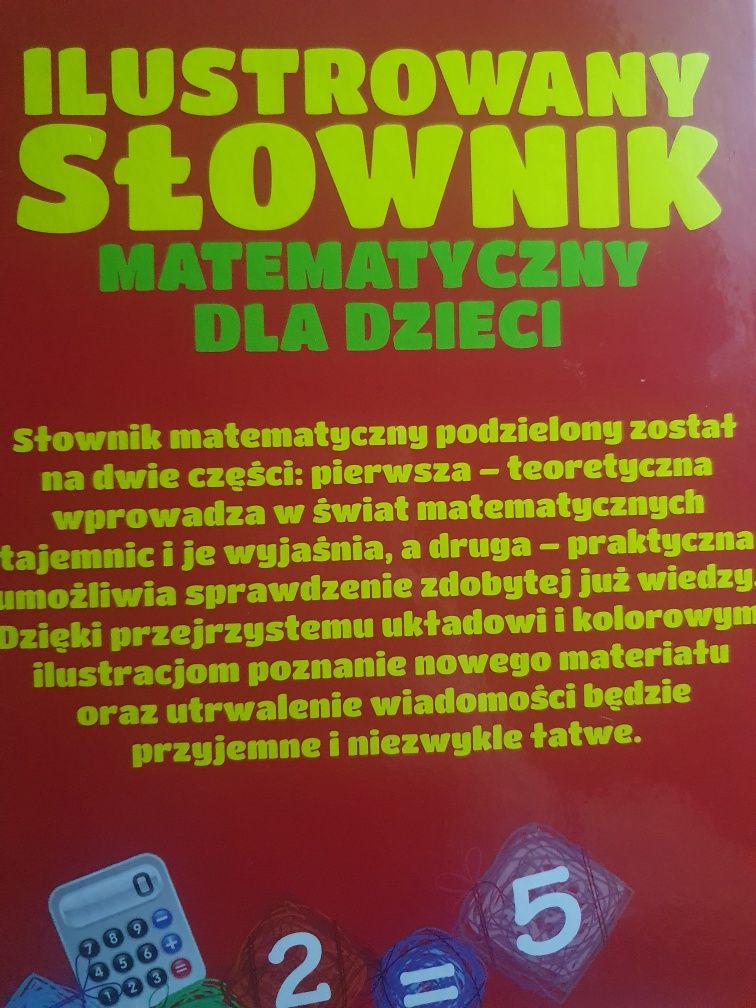 Ilustrowany słownik  matematyczny dla dzieci