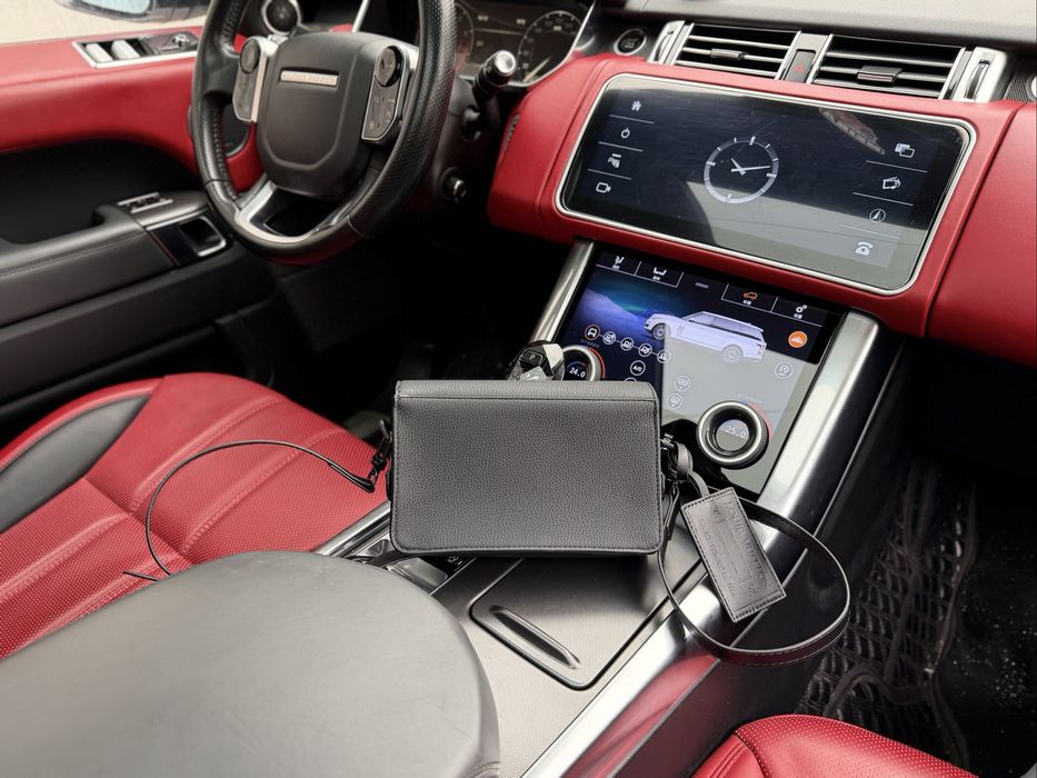 Louis Vuitton Fastline сумка мужская маленькая черная кожаная оригинал