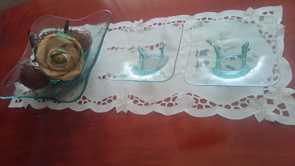 Peças decorativas vidro