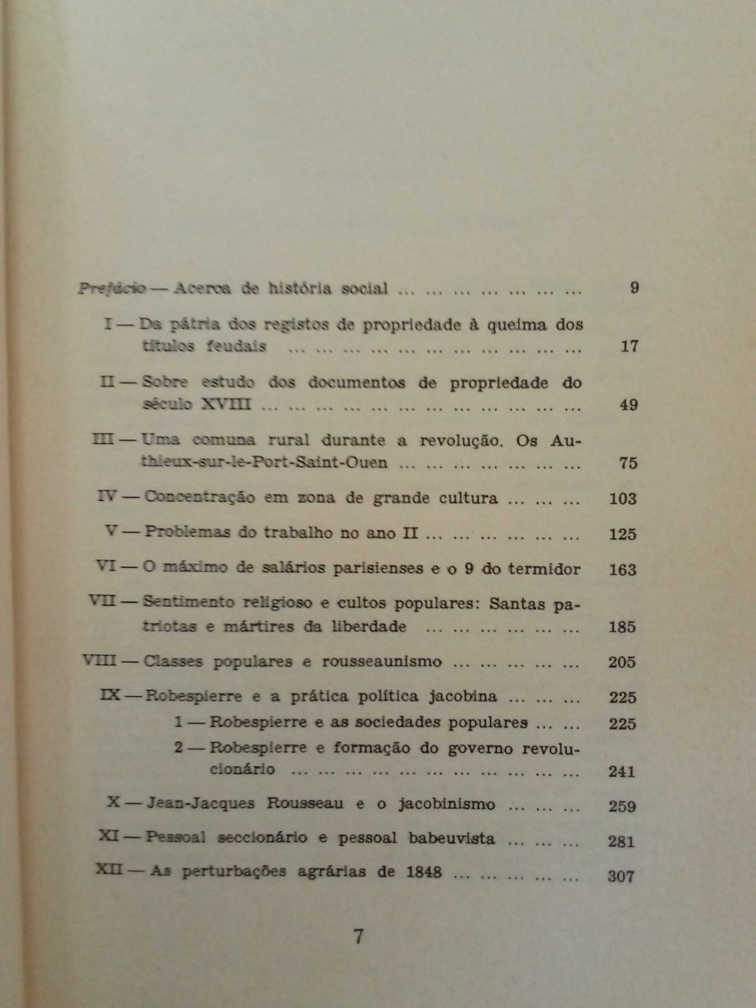 Albert Soboul - Camponeses, sans-culottes e jacobinos