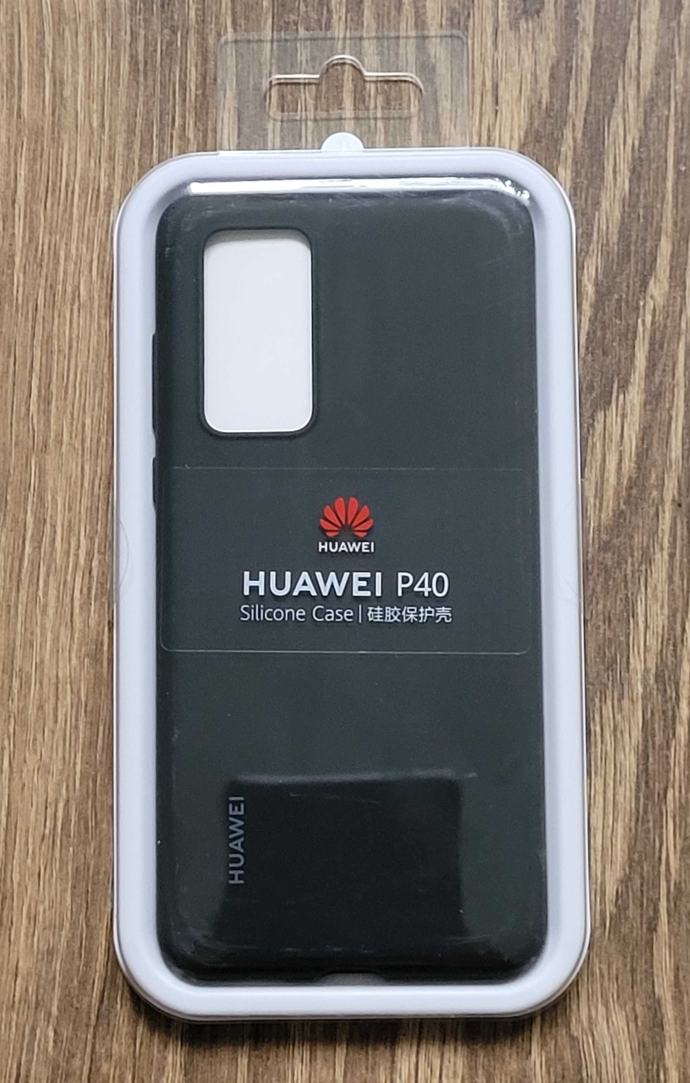 Etui Huawei Silicone Case do Huawei P40 nowe czarny sylikonowe