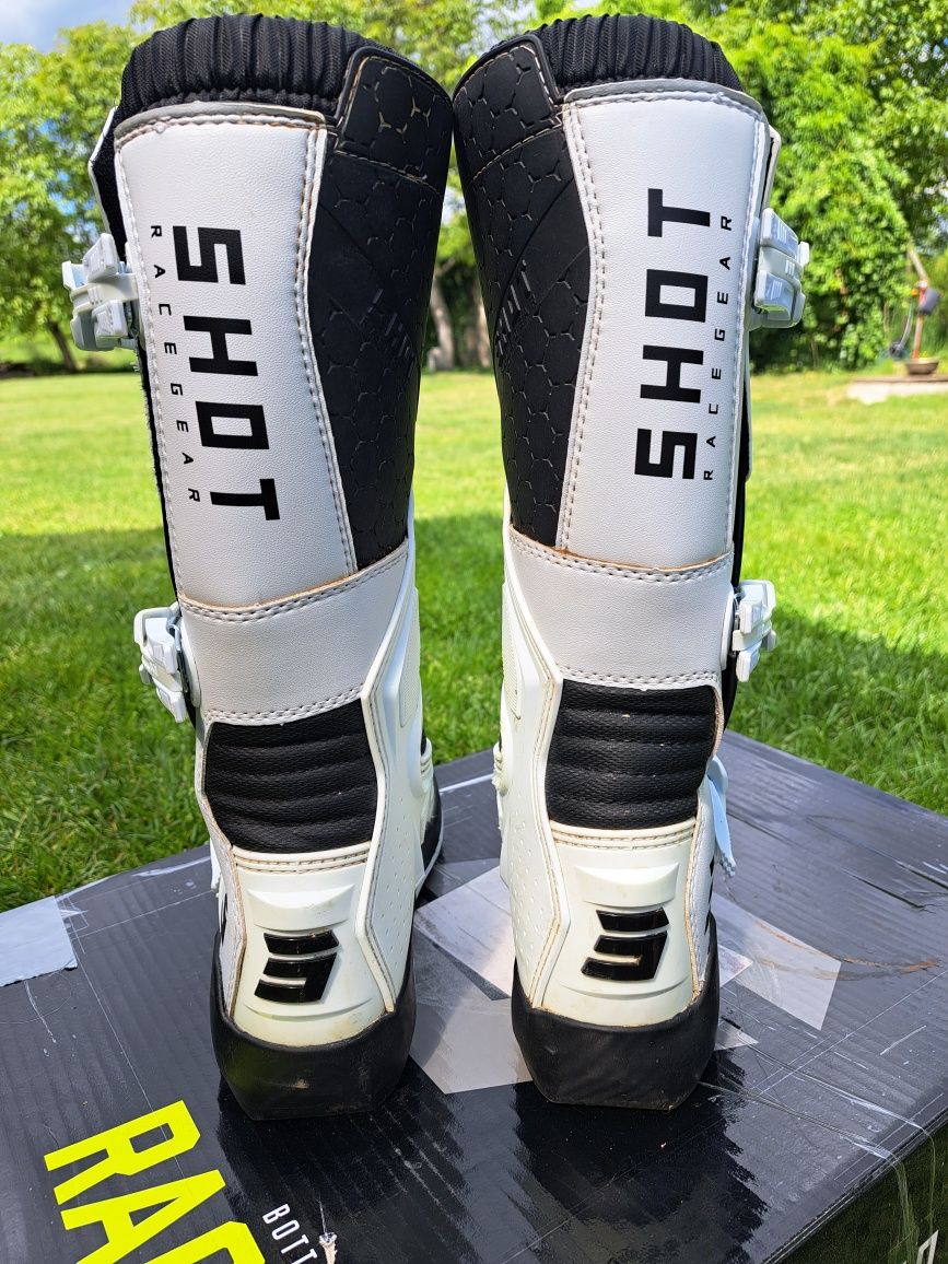 Buty na cross SHOT racing race 4 białe 39