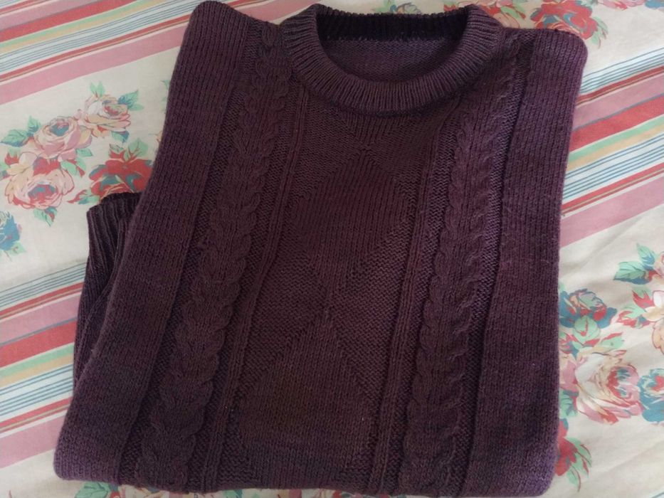 Camisola de malha tamanho M/L