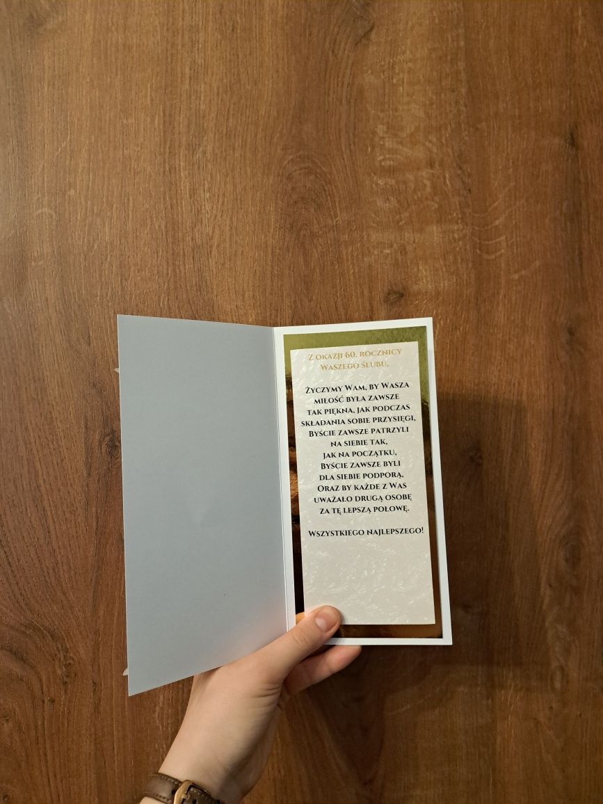 Personalizowana kartka okolicznościowa scrapbooking