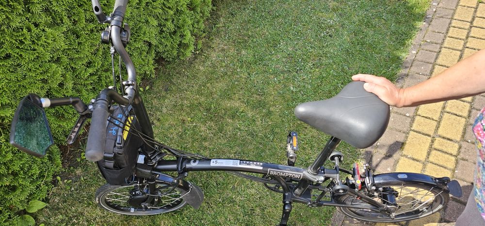 Rower elektryczny składany Brompton