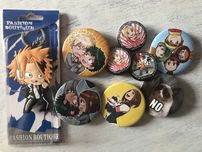 gadżety przypinki strap zawieszka naklejki bnha mha south park