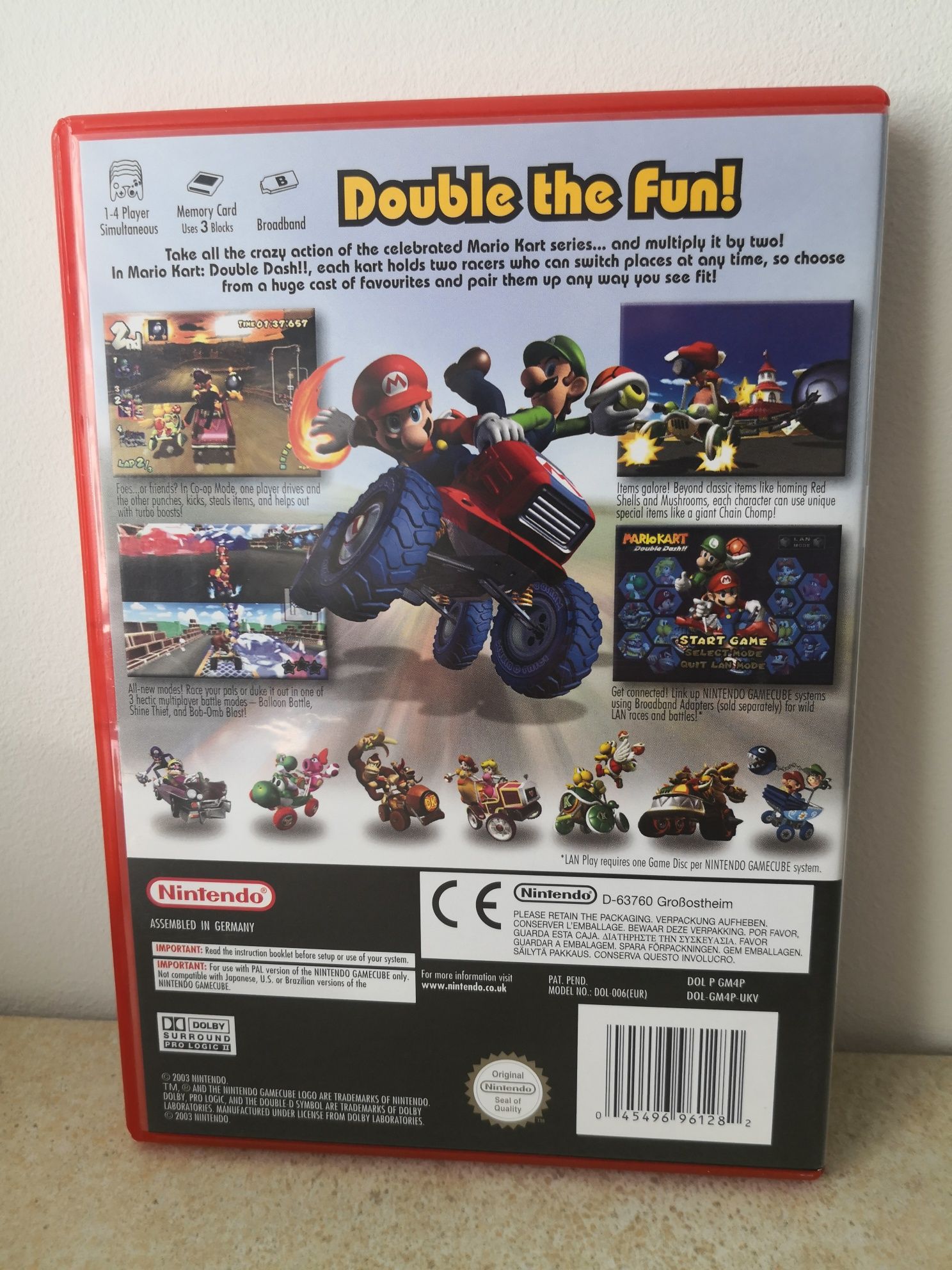 Mario Kart Double Dash Nintendo Gamecube gra kompletna anglik