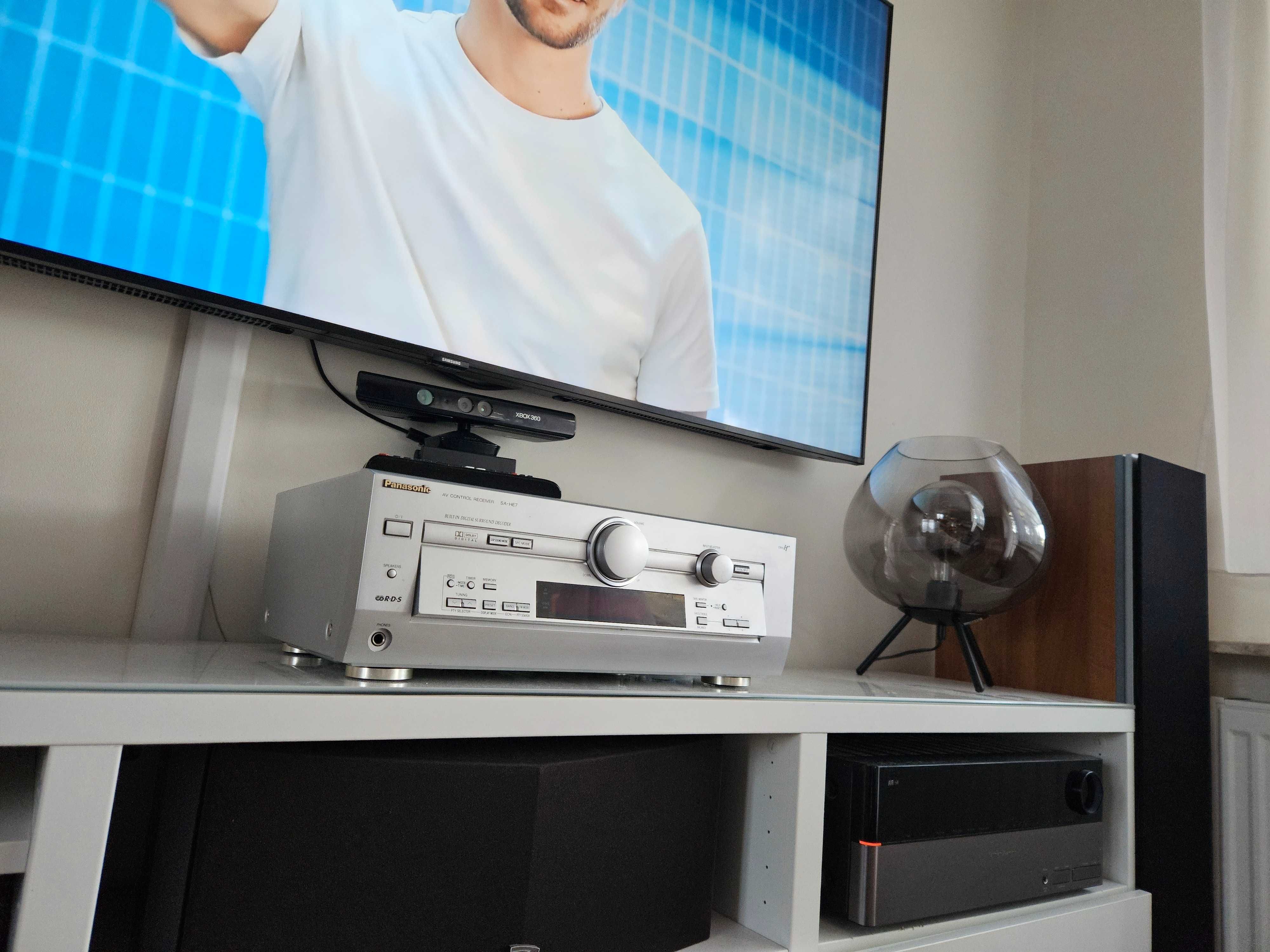 Wzmacniacz amplituner technics Panasonic sa he7 optical bluetooth