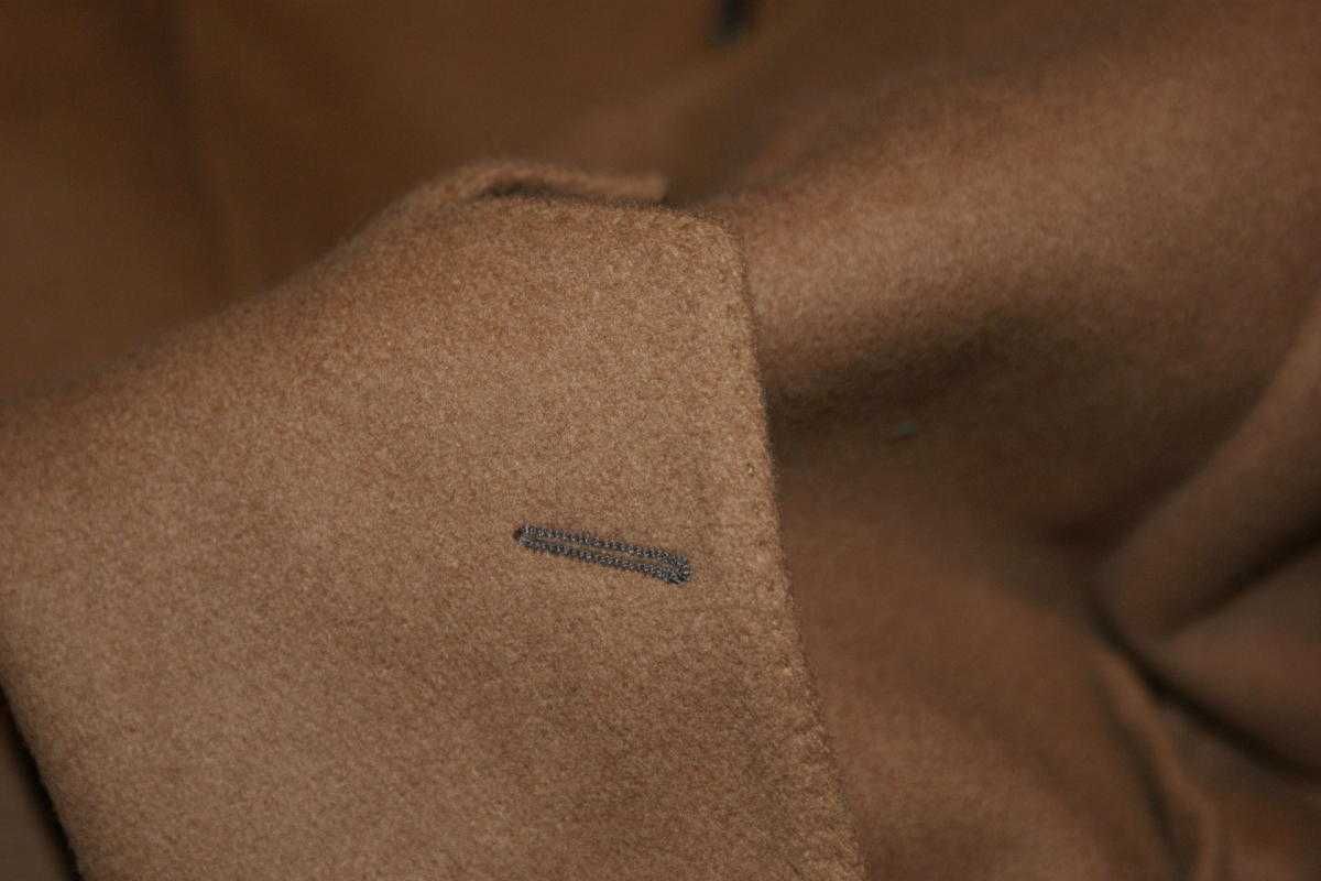 made in France vintage 60% kaszmir 20% wełna marynarka męska camel  XL