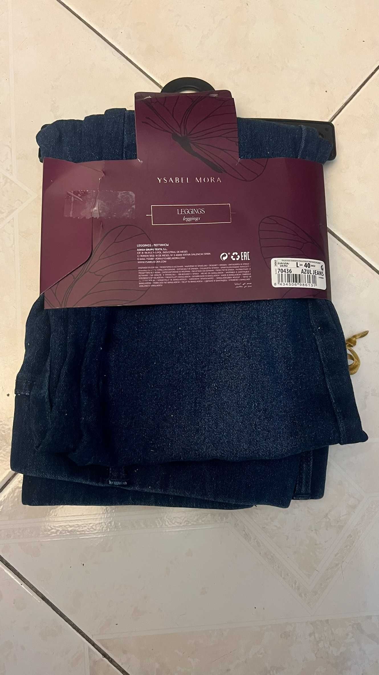 Legging senhora Ysabel Mora Tamanho L - 70436 Novas