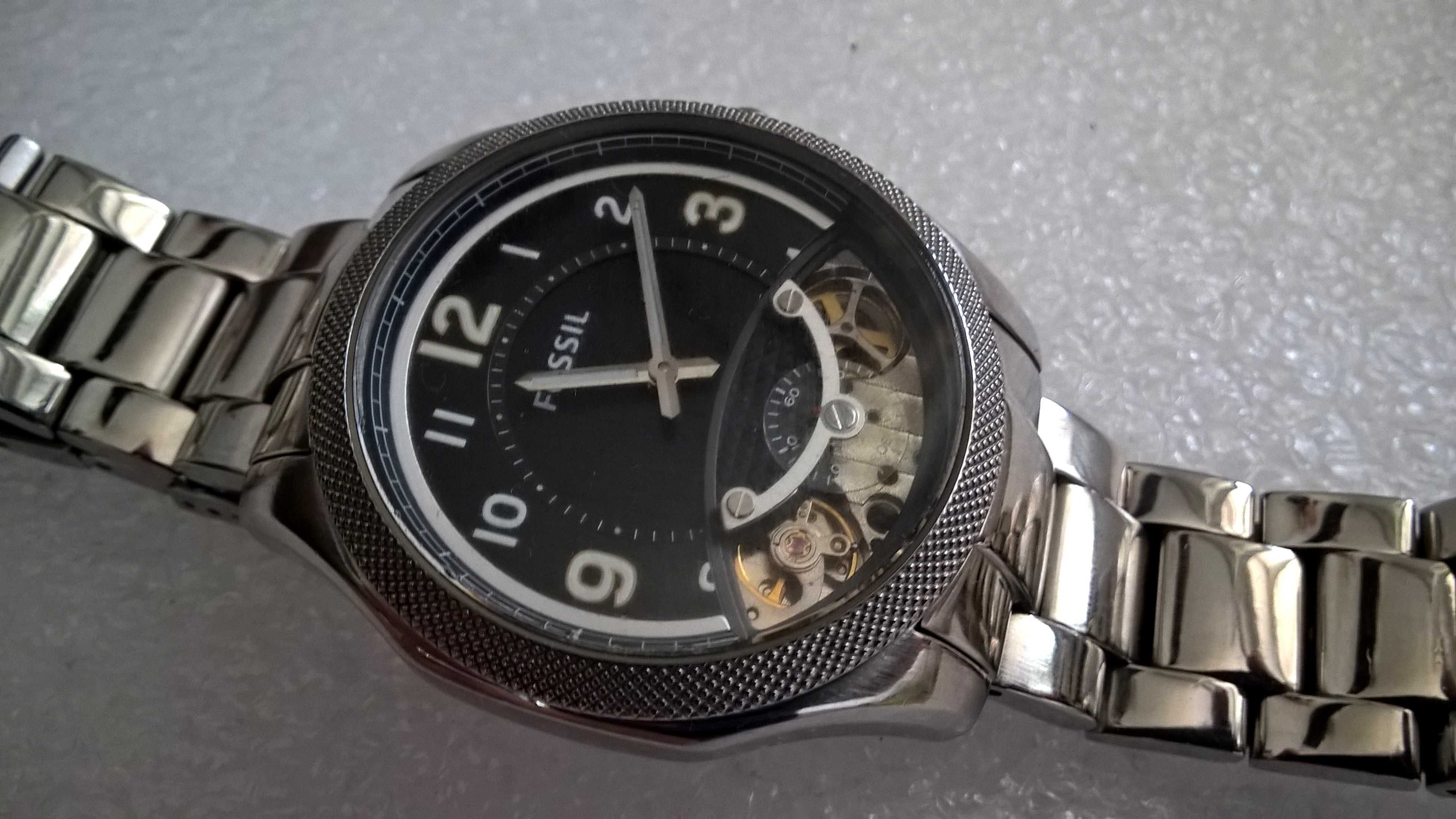 FOSSIL automatic 25 kamieni Open Heart. 42 MM