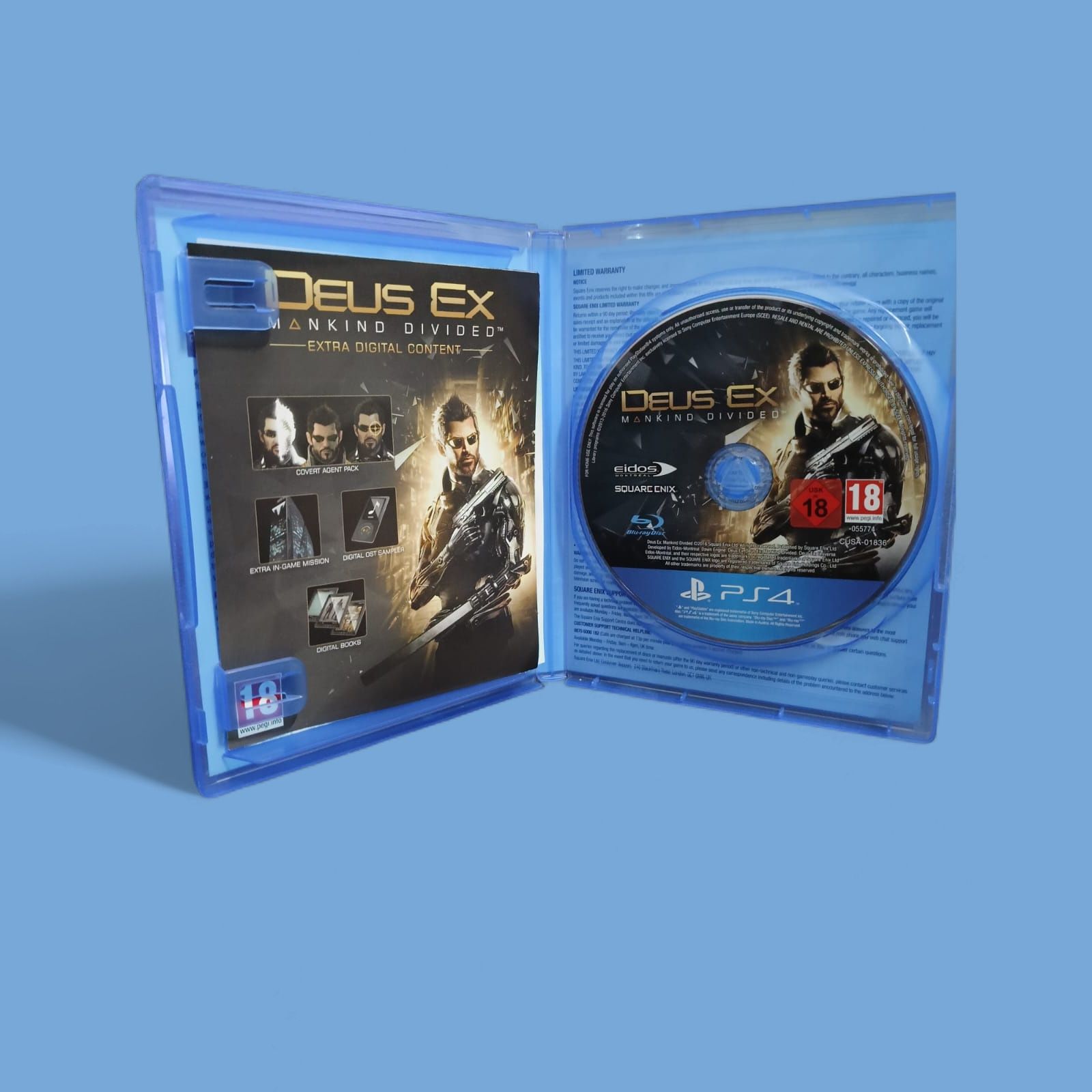 DEUS Ex MAKING DIVIDED  com caixa original