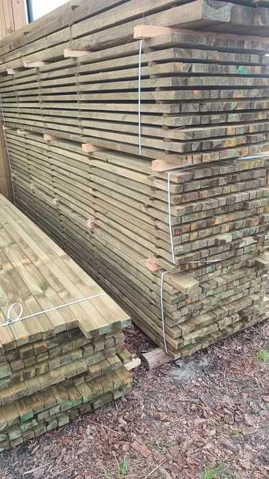 łaty dachowe impregnowane 40x60 4 metrowe Więźba dachowa kantówki desk