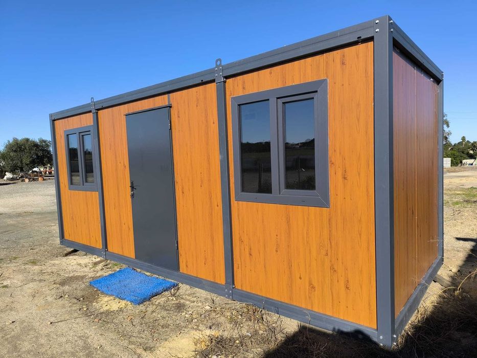 Kit, Casa pré-fabricada, bungalow, Contentor, Escritório, 5.9 x 2.4 m