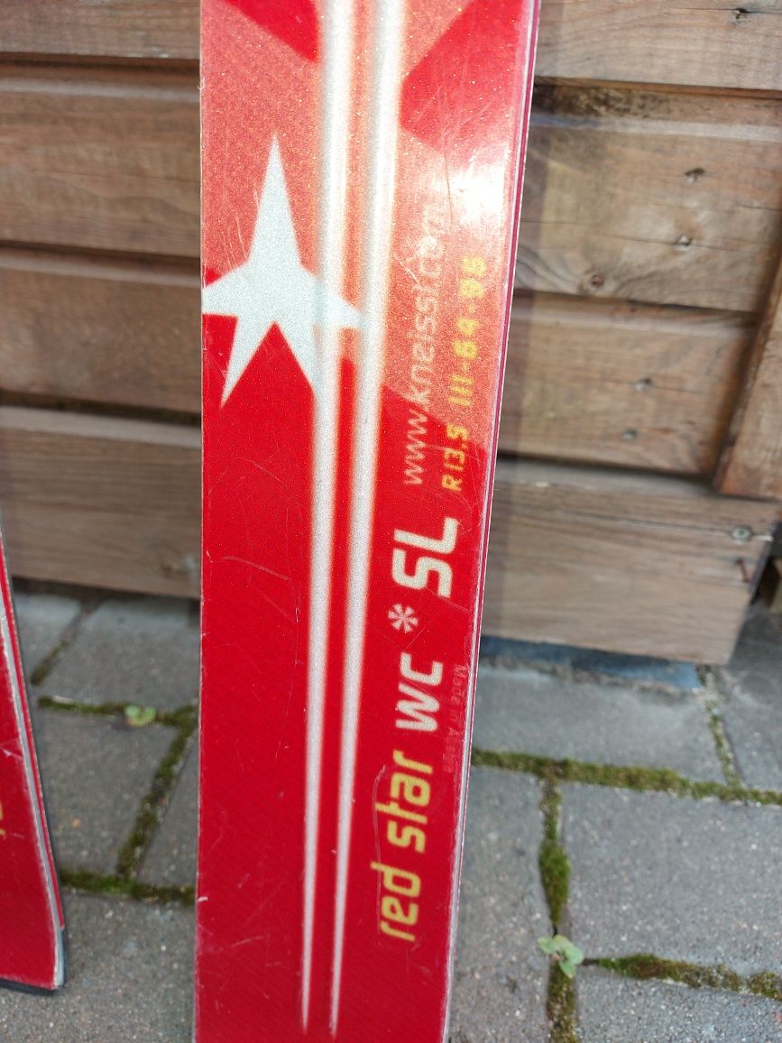 Narty Kneissl Red star 166 cm wiązani Tyrolia