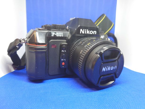 Aparat analogowy Nikon F-501 AF