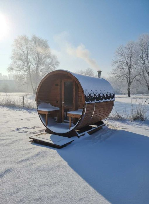 Sauna ogrodowa 2,4 m OD RĘKI  BECZKA SPA Ogrodowe