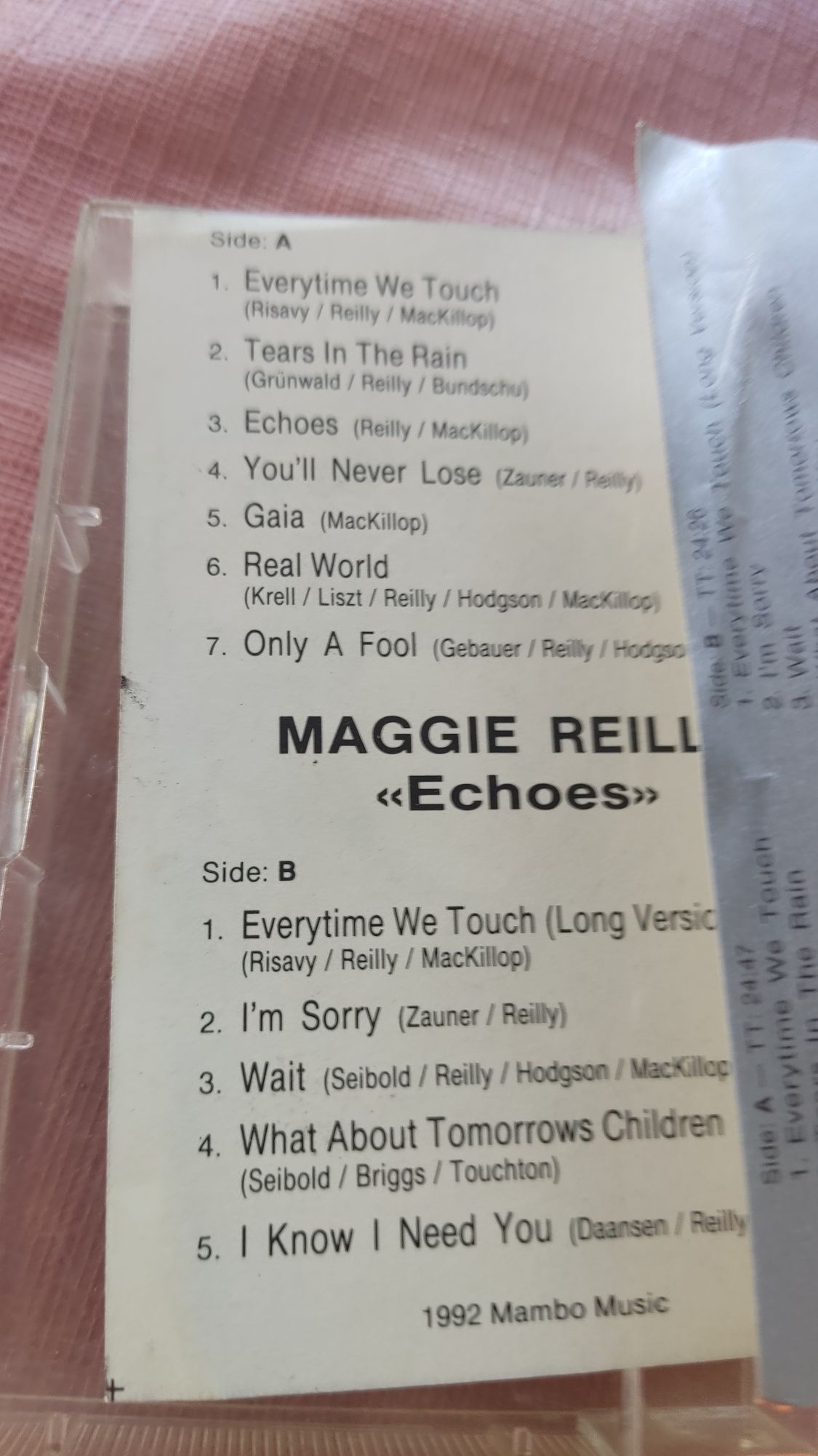 Maggie Reilly Echoes super hit Elbo kaseta