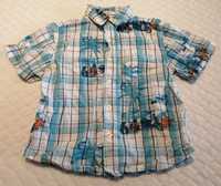 Koszula rozpinana, krótki rękaw, hawajska, 104, Topolino (Odzież)