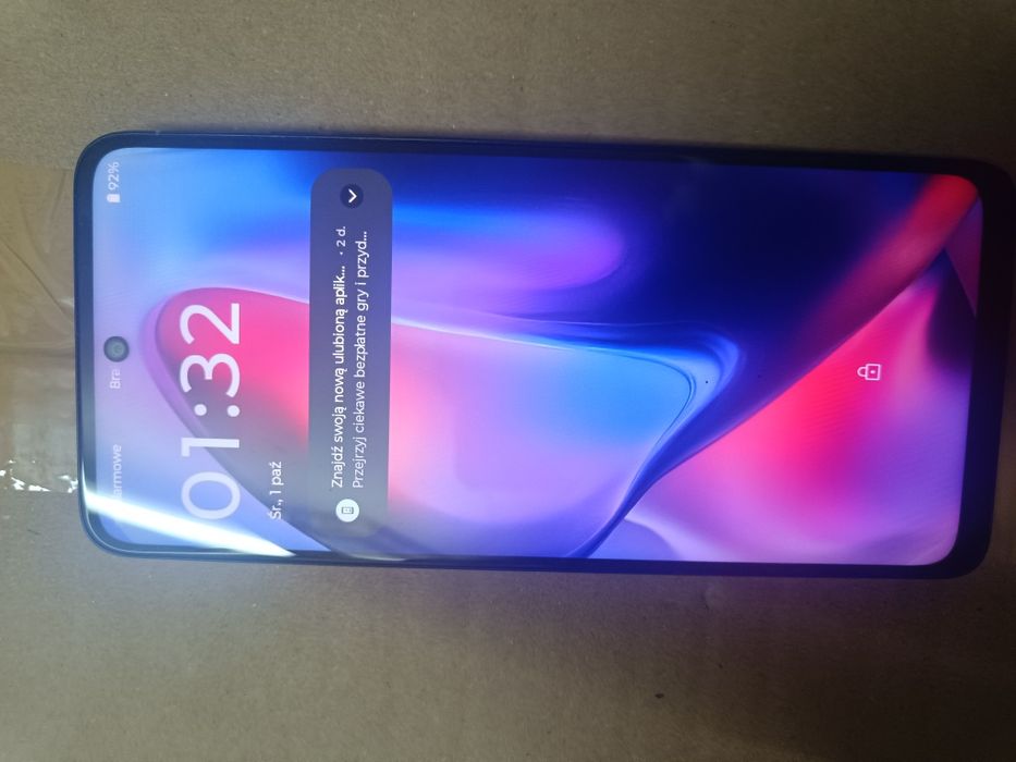 Motorola e15 fioletowy