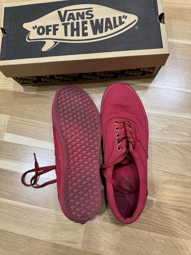 Vans authentic all red