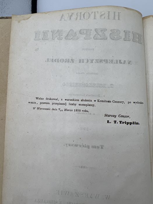 Historya hiszpanii podług najlepszych źródeł dziekońskiego 1852