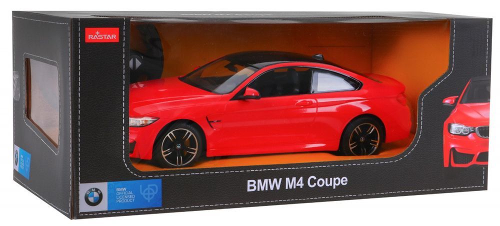 Bmw M4 Coupe Czerwony Rastar Model 1:14 Zdalnie Sterowane Auto + Pilot