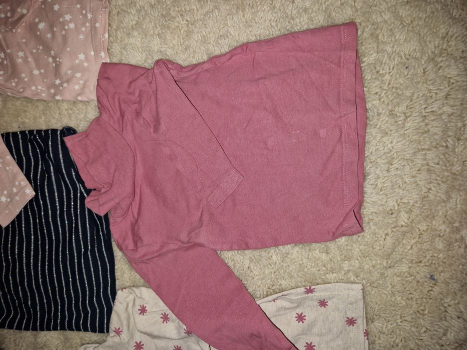 Pack 5 camisolas gola alta bebé