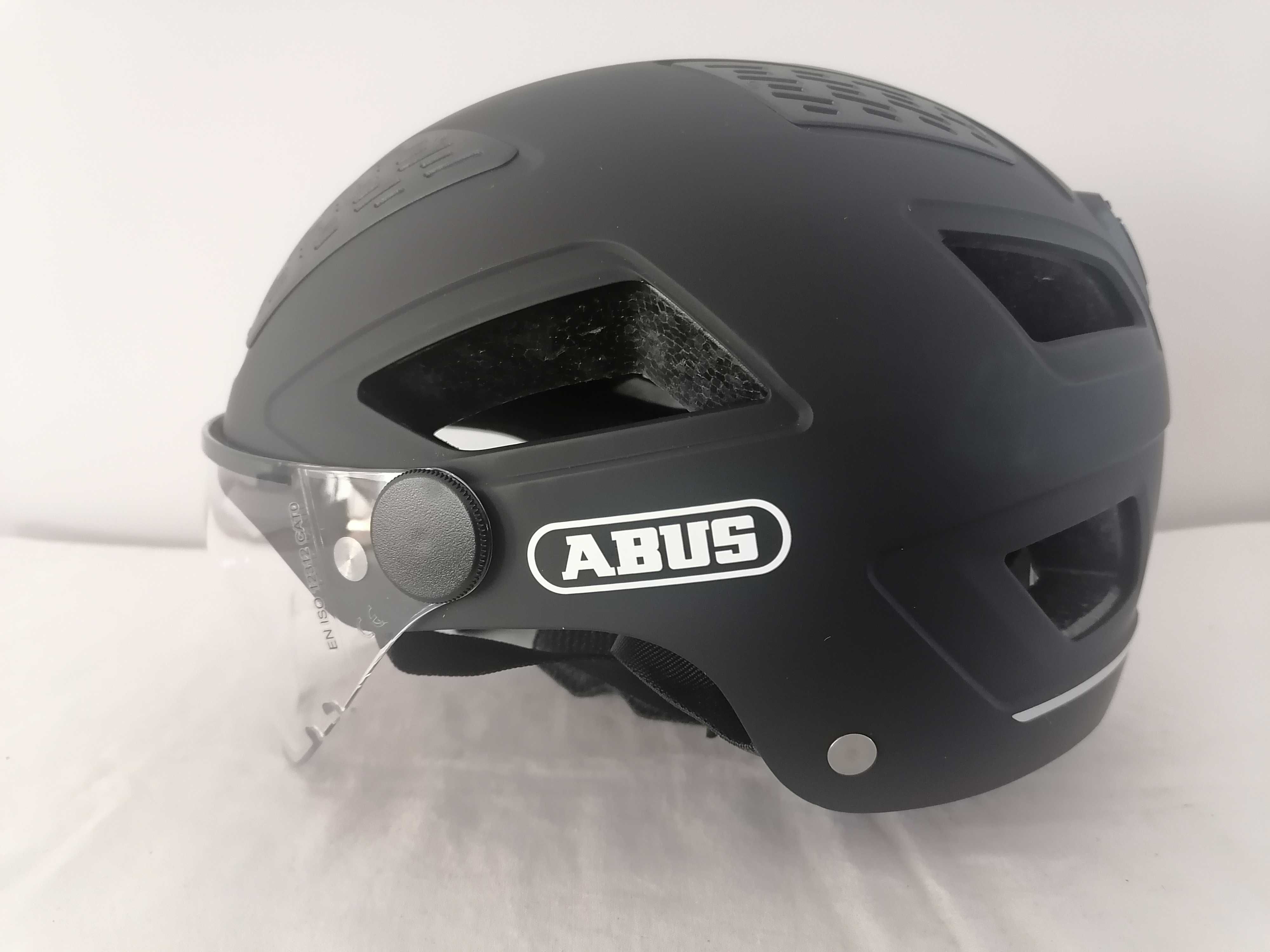 Kask rowerowy Abus Hyban 2.0 Ace Velvet Black M 52-58cm
