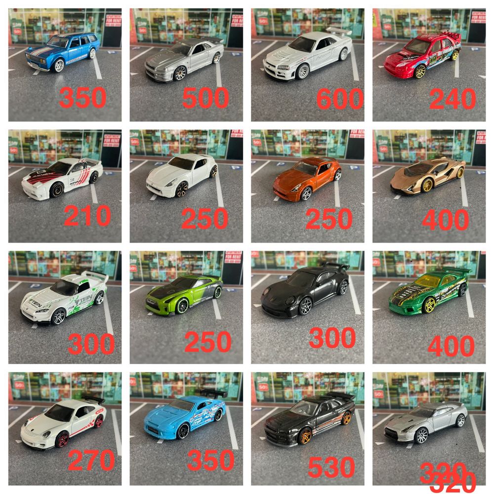 Машинки Hot wheels matchbox mini gt jdm хот вилс prem tarmac премиум