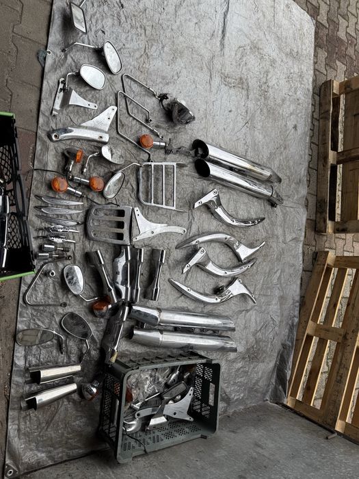 Suzuki vl 800 lampy czesci blotnik tlumik oparcie wydech