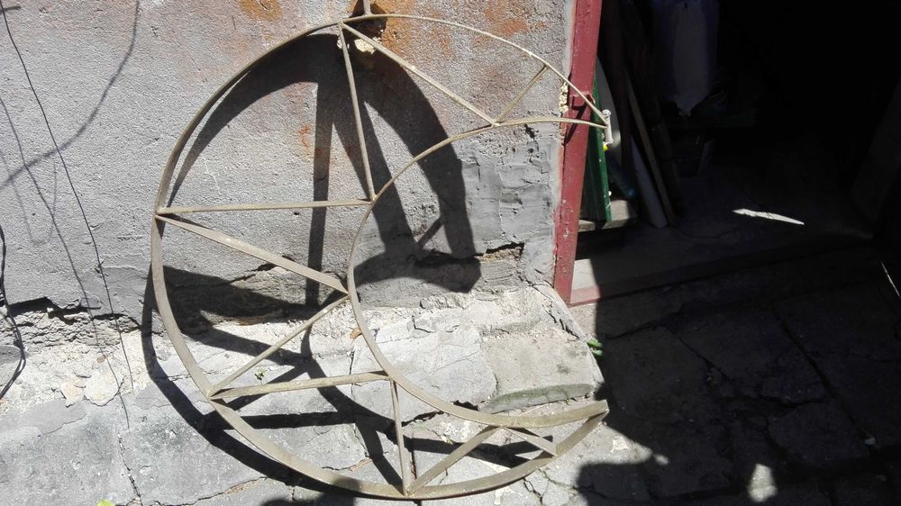 Декор Месяц Луна Металлический Золотистый Подвешивается