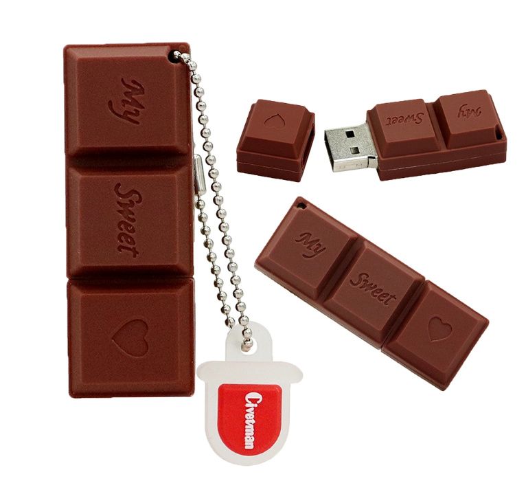 Флешка USB 32/64 ГБ шоколад флеш-накопитель ЮСБ 32/64 GB flash подарок