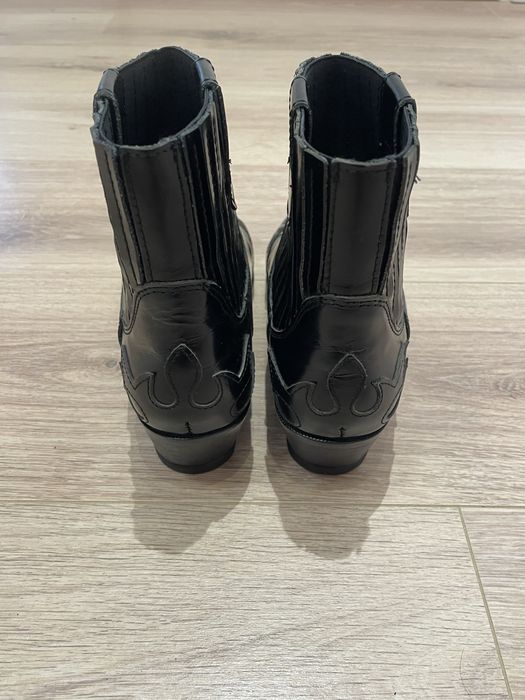 Mango казаки ботинки челсі кожа р.38 ковбойки