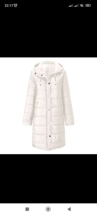 Новий жіночий легкий пуховик з капюшоном