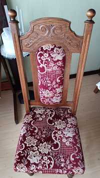 Stylowe krzesła drewniane 8 sztuk