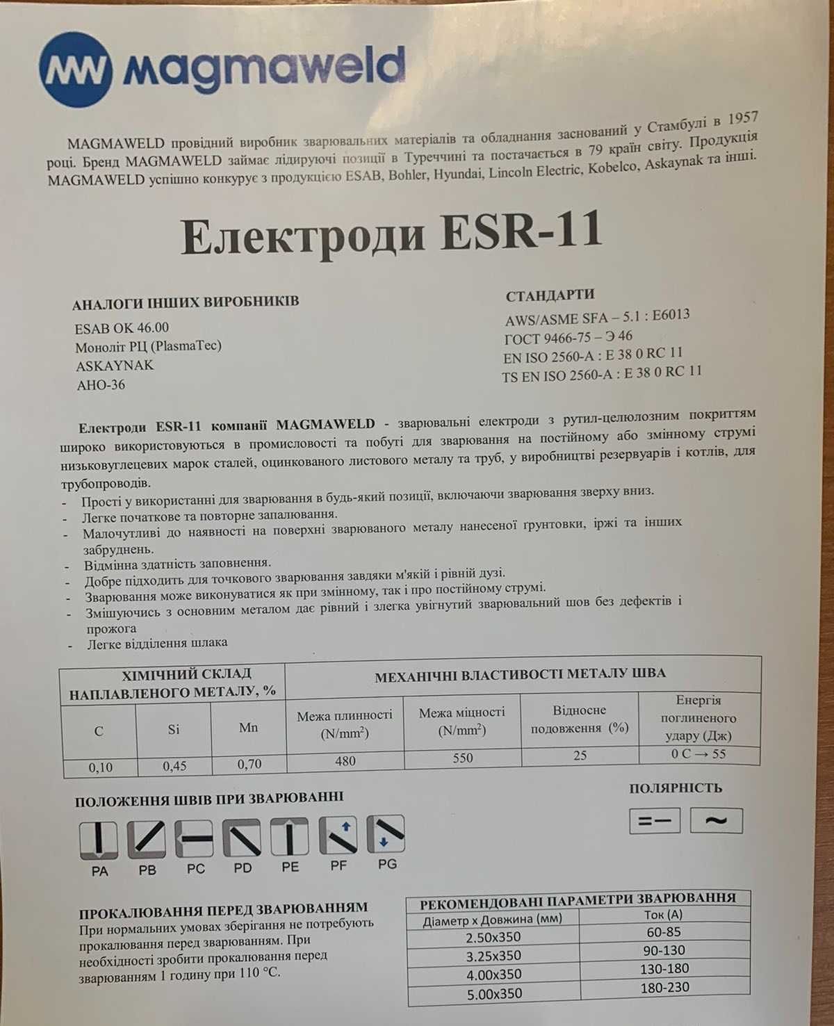Електроди аналог Моноліт РЦ  ГАРНА АЛЬТЕРНАТИВА за Вигідною ціною! АНО