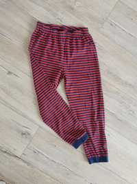 Spodnie do spania z długą nogawką piżama w paski dla chłopca 140