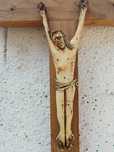 Maravilhoso Cristo, indo português,em material nobre. Único