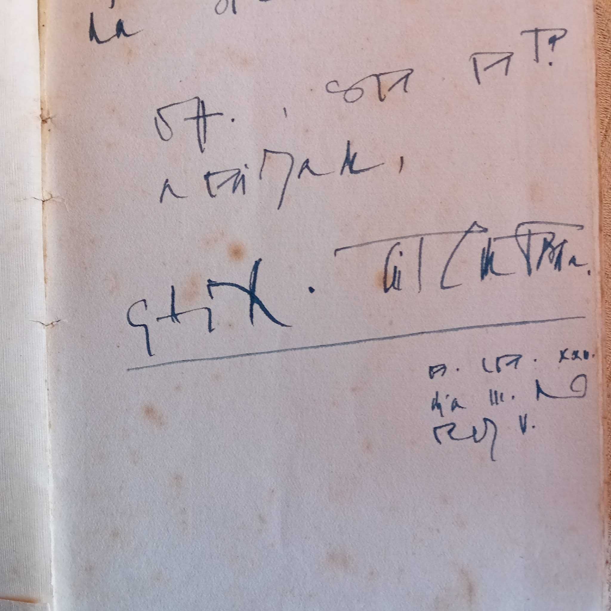 Poemas, Guilherme de Faria (1922, c. assinatura e dedicatória do autor