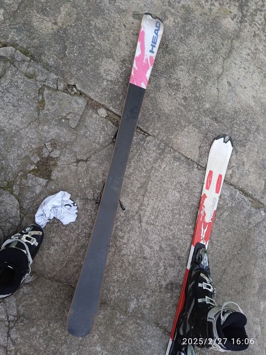 Narty 148cm z butami roz.38