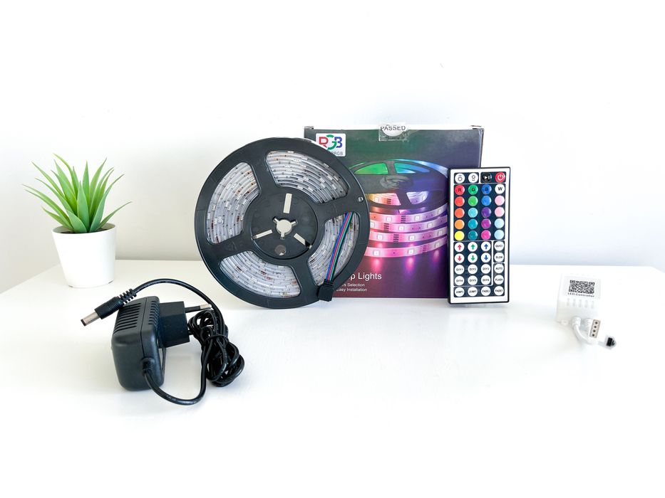 Fita LED 5 metros Bluetooth 5050 (NOVA)