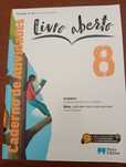 Caderno de atividades português Livro aberto  8 ano
