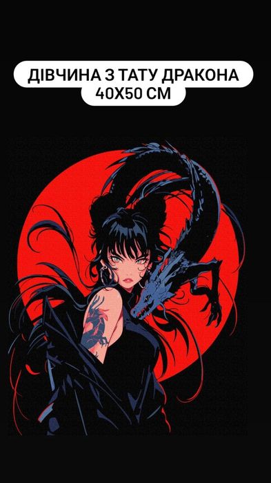 Картини по номерах, оригінальний подарунок