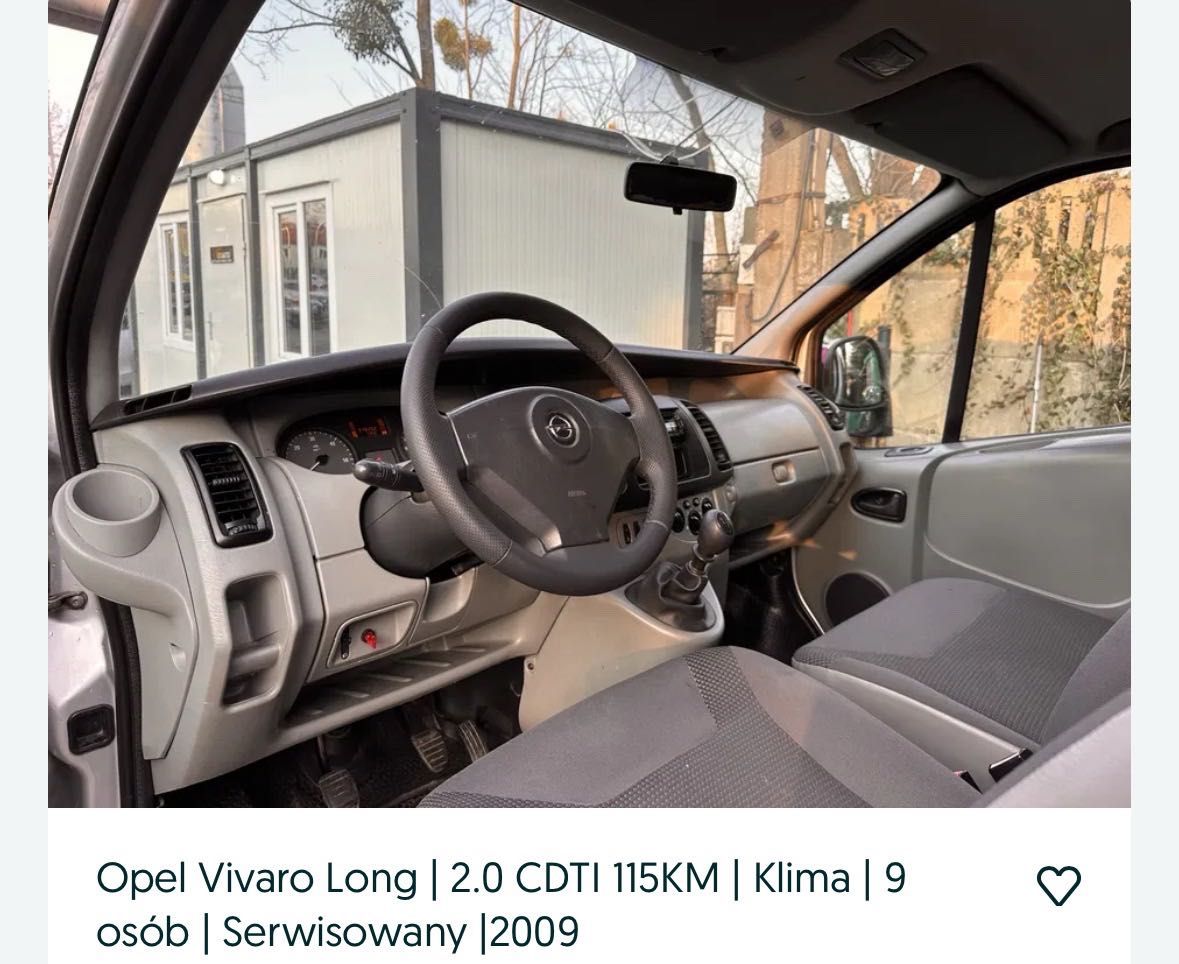 Sprzedam samochód Opel Vivaro Long