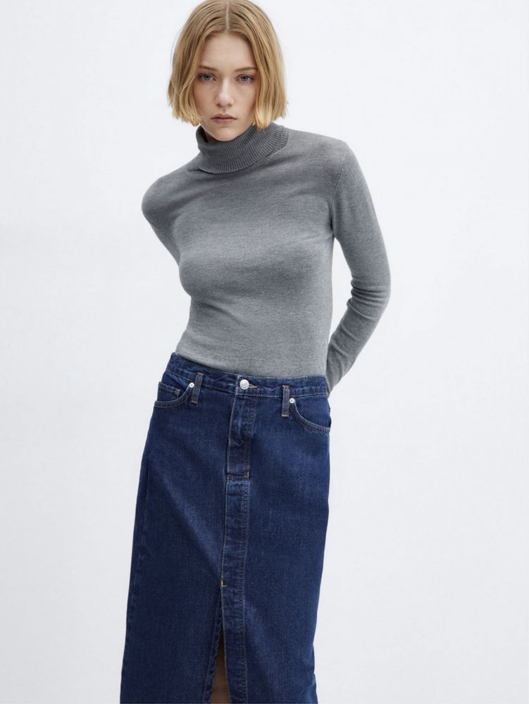 Продам джинсовую  юбку тренд этого сезо