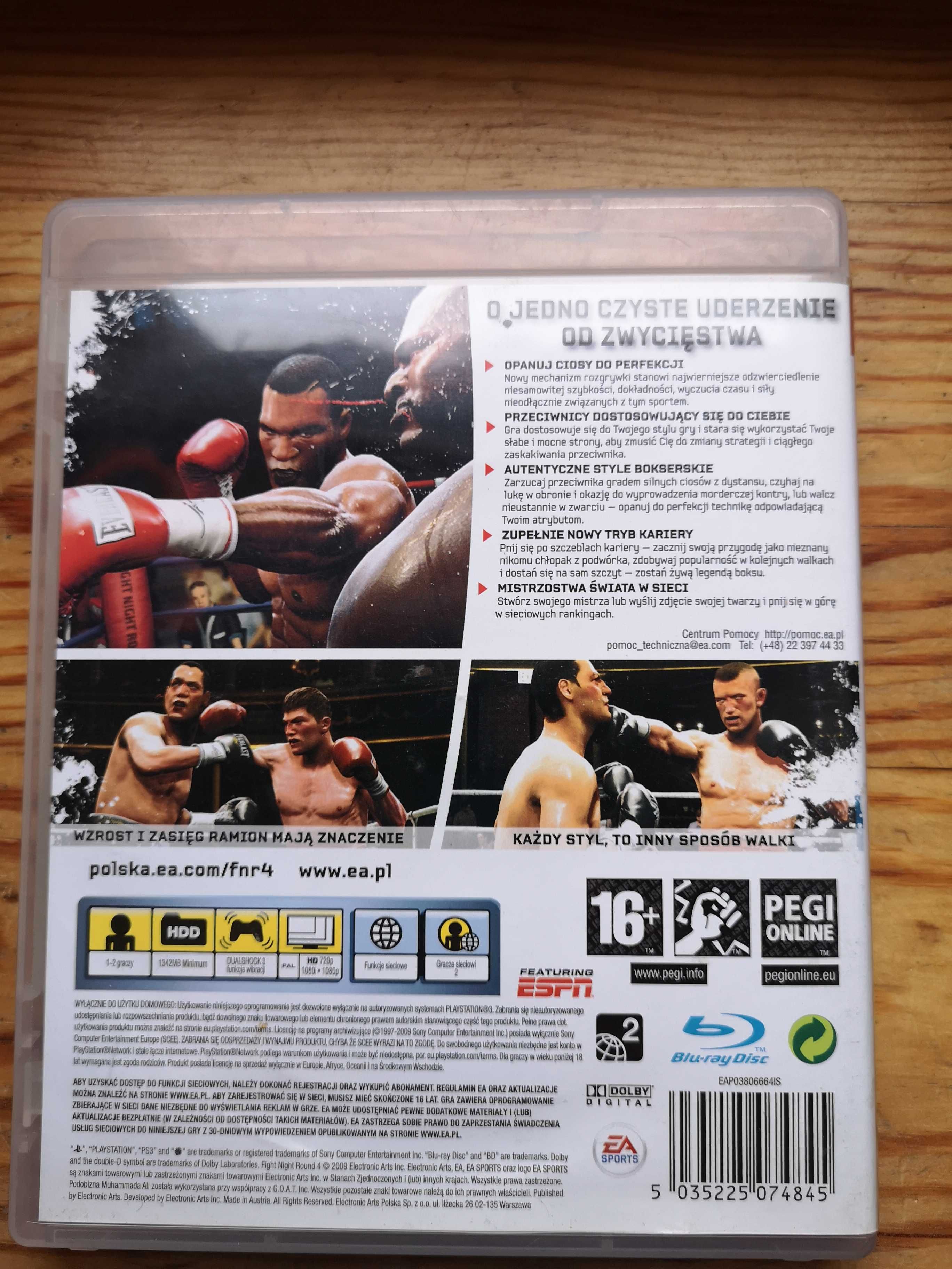 Fight Night PES 2009 PlayStation 3 PS 3